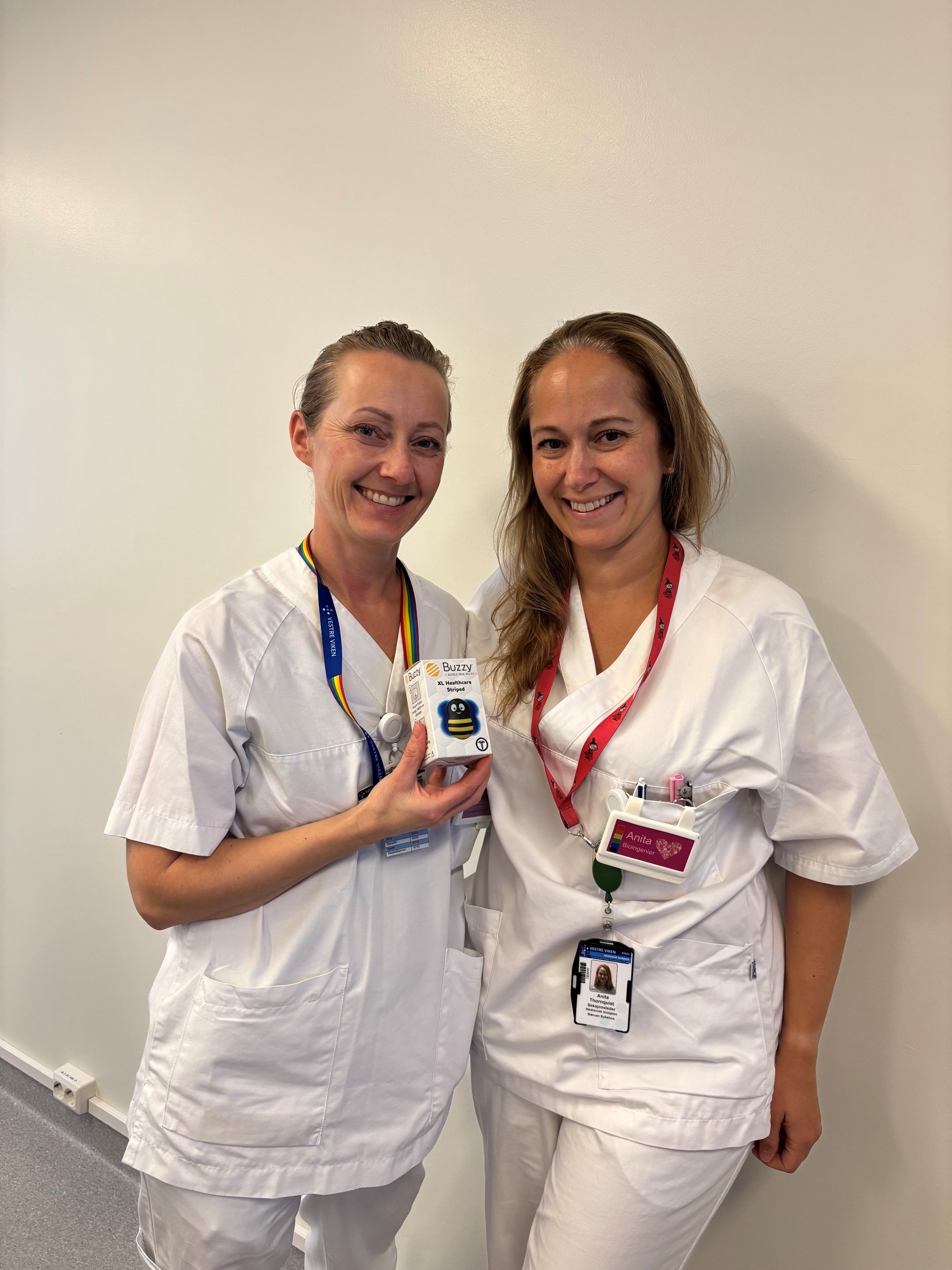 Vinner Buzzy - Bærum sykehus